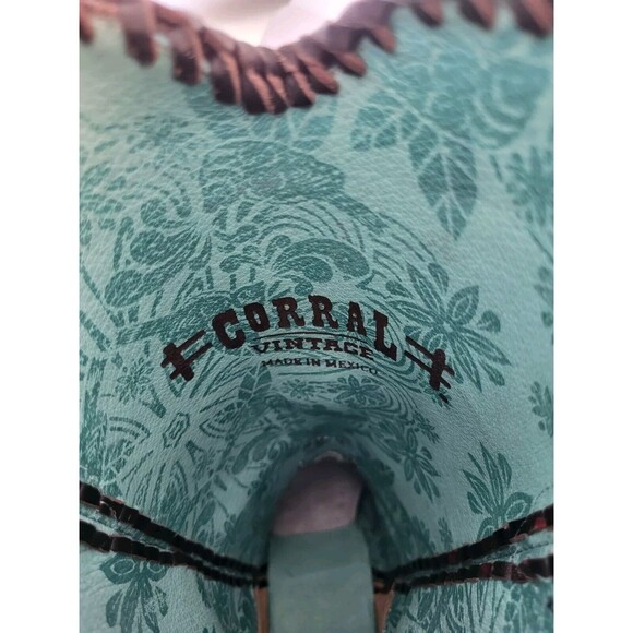 Corral Women's Faded Burgundy Lizard Western Cowgirl Boots Size 8M - Picture 12 of 13